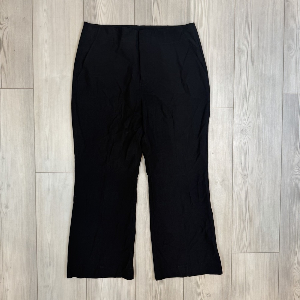 Cabi Caravan Trouser Womens 8 Black Pants Style 6475R High Waist Pockets READ